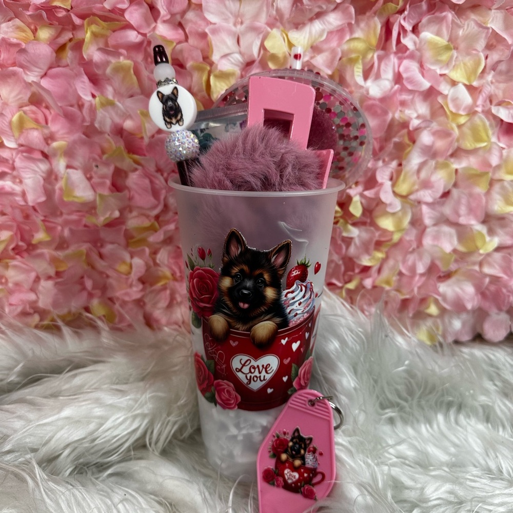 Dog Lover's Pink Gift Set